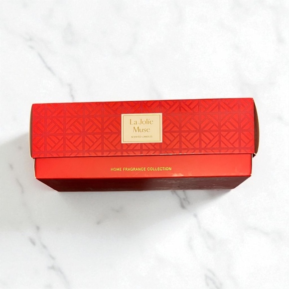 La Jolie Muse Candle Gift 3 Pack Mediterranean Breeze, Sweet Passion & Cozy Home - Picture 1 of 3